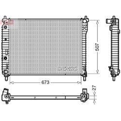 Chladič motora DENSO DRM20008