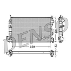 Chladič motora DENSO DRM20089