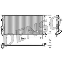 Chladič motora DENSO DRM23054