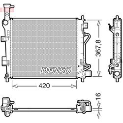 Chladič motora DENSO DRM43007