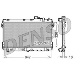 Chladič motora DENSO DRM44015