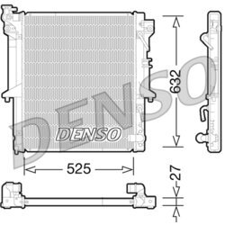 Chladič motora DENSO DRM45035