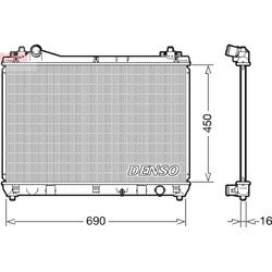 Chladič motora DENSO DRM47031