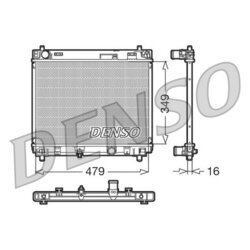 Chladič motora DENSO DRM50004