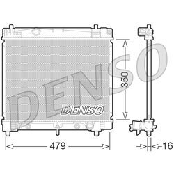 Chladič motora DENSO DRM50070