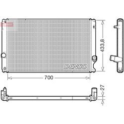 Chladič motora DENSO DRM51019