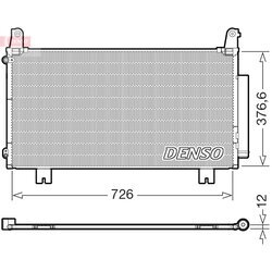 Kondenzátor klimatizácie DENSO DCN40034