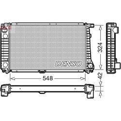 Chladič motora DENSO DRM05016