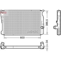 Chladič motora DENSO DRM05122