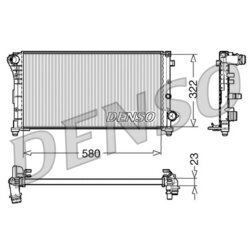 Chladič motora DENSO DRM09085