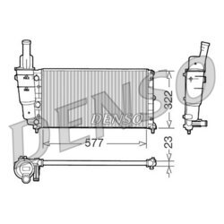 Chladič motora DENSO DRM09096