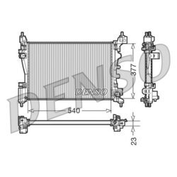 Chladič motora DENSO DRM09109