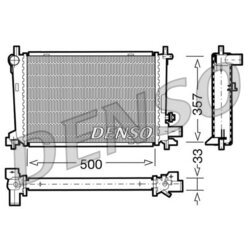 Chladič motora DENSO DRM10039