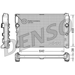 Chladič motora DENSO DRM17014
