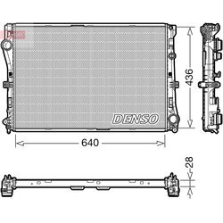 Chladič motora DENSO DRM17103