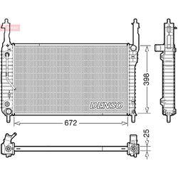 Chladič motora DENSO DRM20123