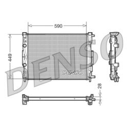 Chladič motora DENSO DRM23056