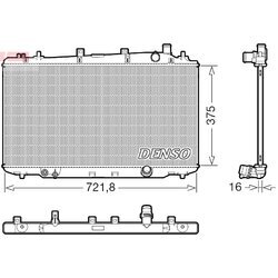 Chladič motora DENSO DRM40056