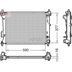 Chladič motora DENSO DRM41013