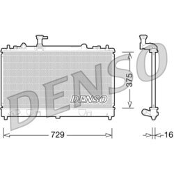 Chladič motora DENSO DRM44028