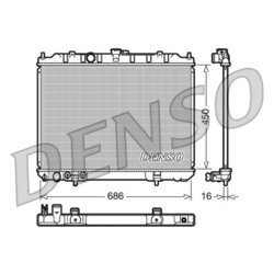 Chladič motora DENSO DRM46005