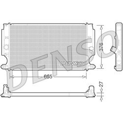 Chladič motora DENSO DRM50072