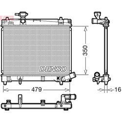 Chladič motora DENSO DRM50086