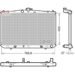 Chladič motora DENSO DRM51017