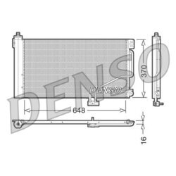 Kondenzátor klimatizácie DENSO DCN17021