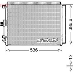 Kondenzátor klimatizácie DENSO DCN43009