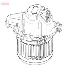 Vnútorný ventilátor DENSO DEA23023