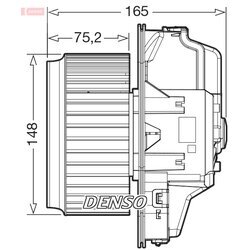 Vnútorný ventilátor DENSO DEA32006