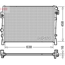 Chladič motora DENSO DRM09054