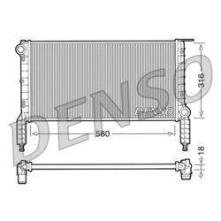 Chladič motora DENSO DRM09064