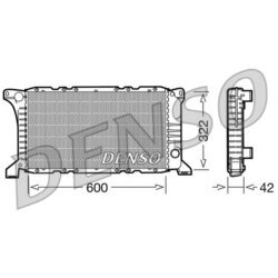 Chladič motora DENSO DRM10097