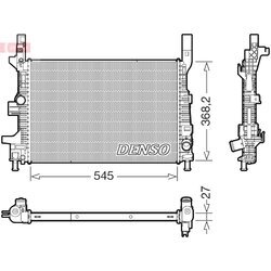 Chladič motora DENSO DRM10122