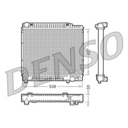 Chladič motora DENSO DRM17050