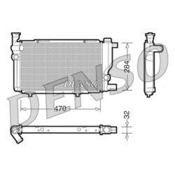 Chladič motora DENSO DRM21013