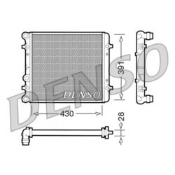 Chladič motora DENSO DRM32002