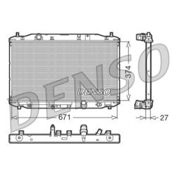 Chladič motora DENSO DRM40006