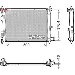 Chladič motora DENSO DRM41017