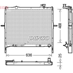 Chladič motora DENSO DRM43002