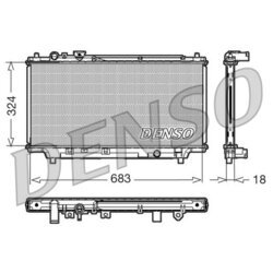 Chladič motora DENSO DRM44002