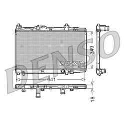 Chladič motora DENSO DRM50005