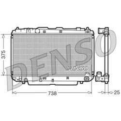 Chladič motora DENSO DRM50021