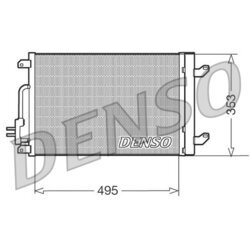 Kondenzátor klimatizácie DENSO DCN13015