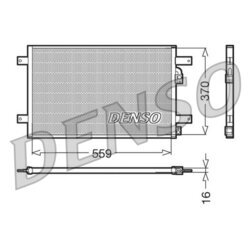 Kondenzátor klimatizácie DENSO DCN32014
