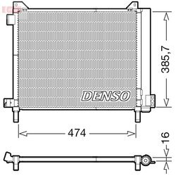 Kondenzátor klimatizácie DENSO DCN46030