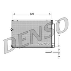 Kondenzátor klimatizácie DENSO DCN50018