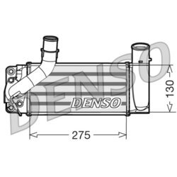Chladič plniaceho vzduchu DENSO DIT50007